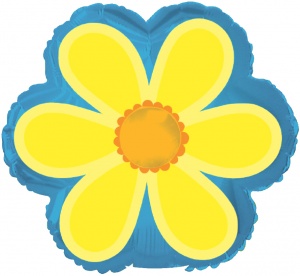 Yellow & Blue Flower